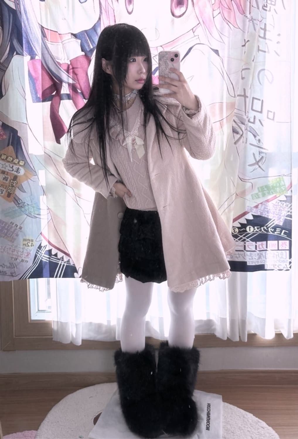 리즈리사 딸기우유 리본 니트 상품이미지4