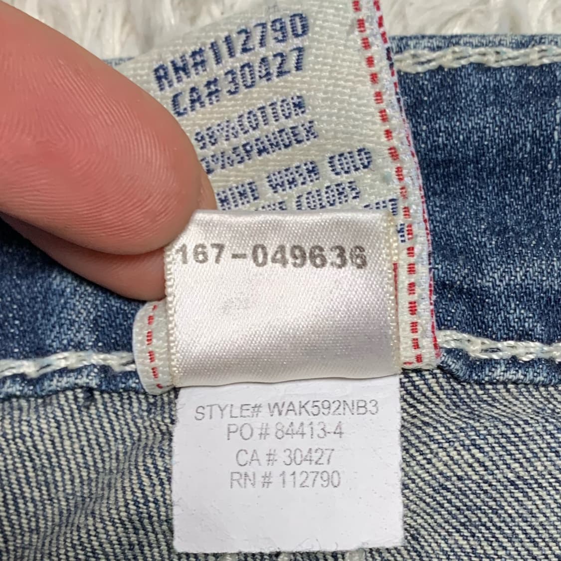 [표기 26] 트루릴리젼 스키니 로우라이즈 데님팬츠 상품이미지6