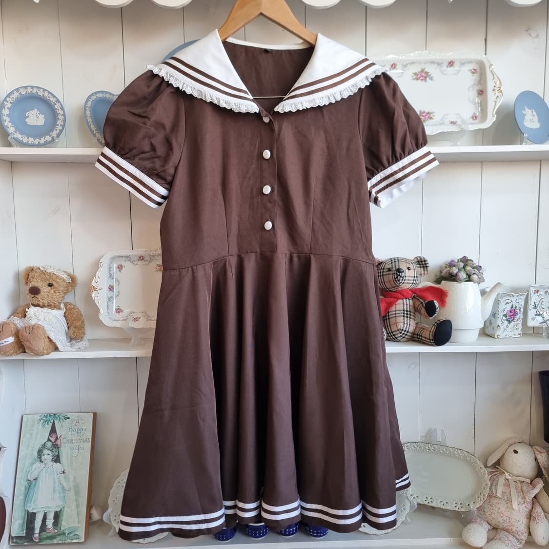 초코브라우니 세라복 원피스 상품이미지7