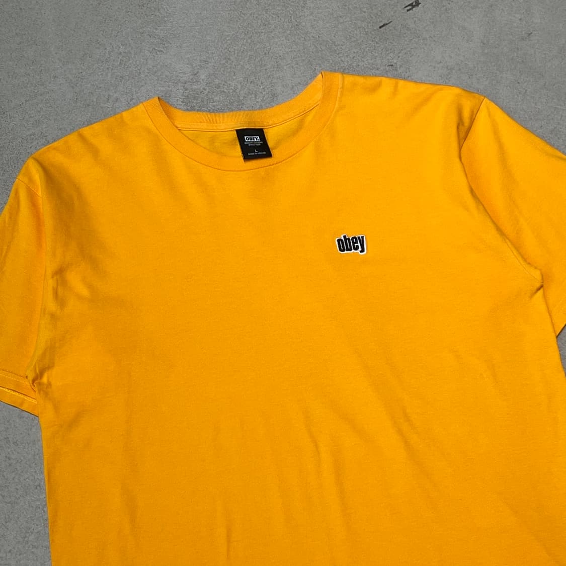 오베이 로고자수 반팔티 s10765 상품이미지3