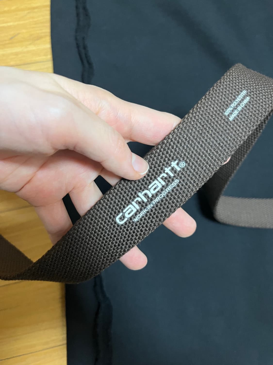 칼하트윕 벨트 브라운 상품이미지2