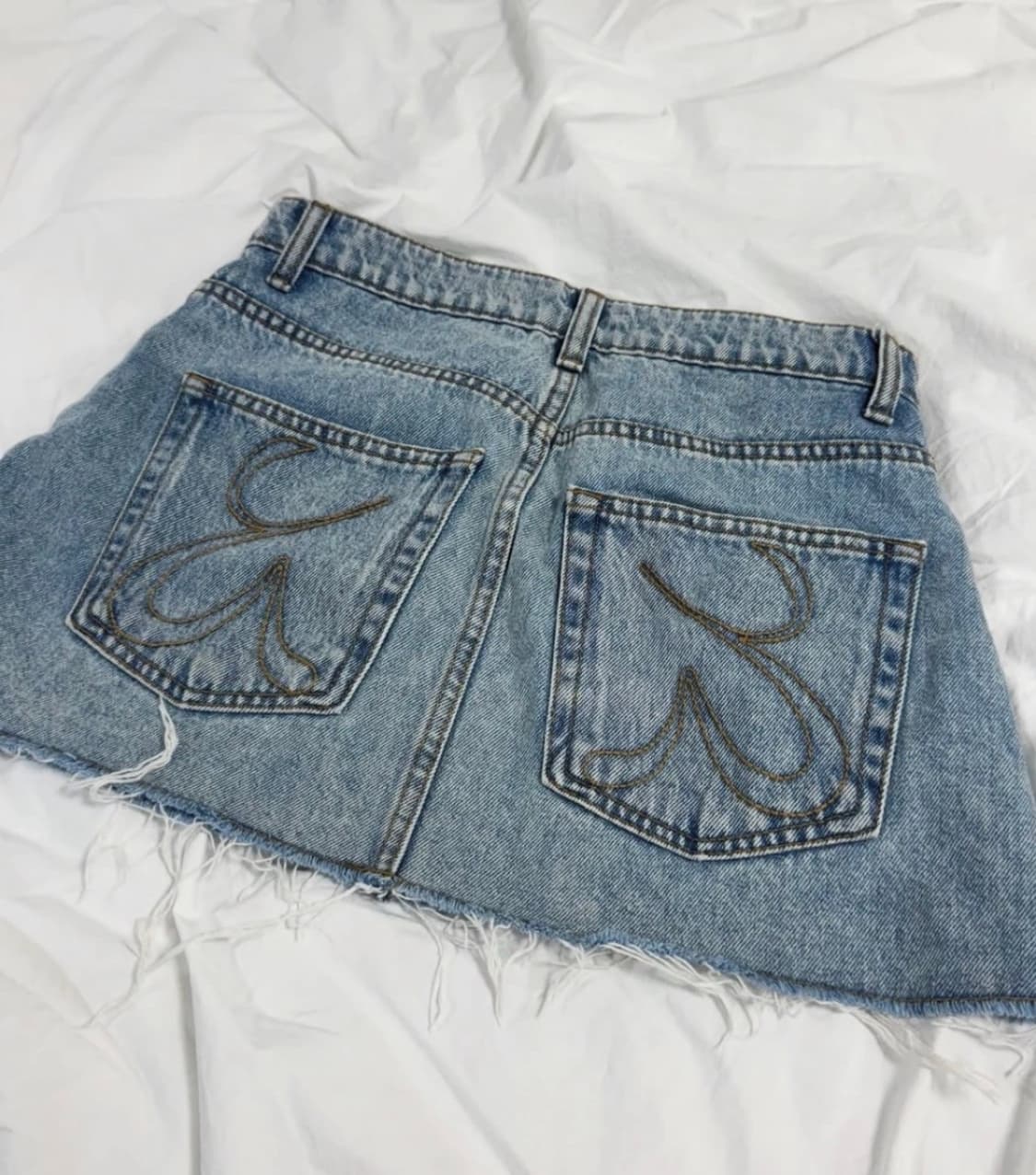 글로니 데님스커트 상품이미지3