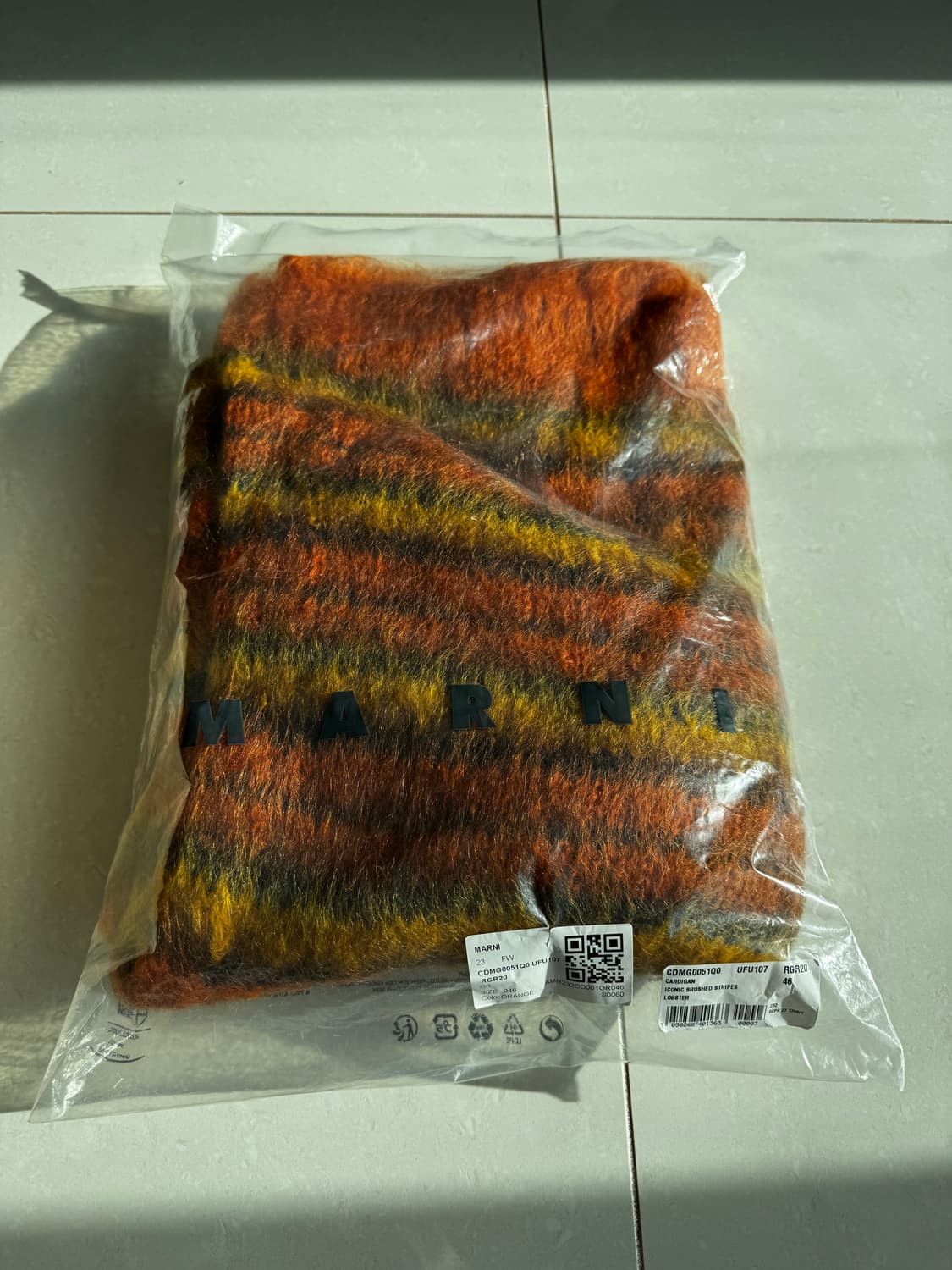 마르니 스트라이프 모헤어 가디건 48사이즈 상품이미지7