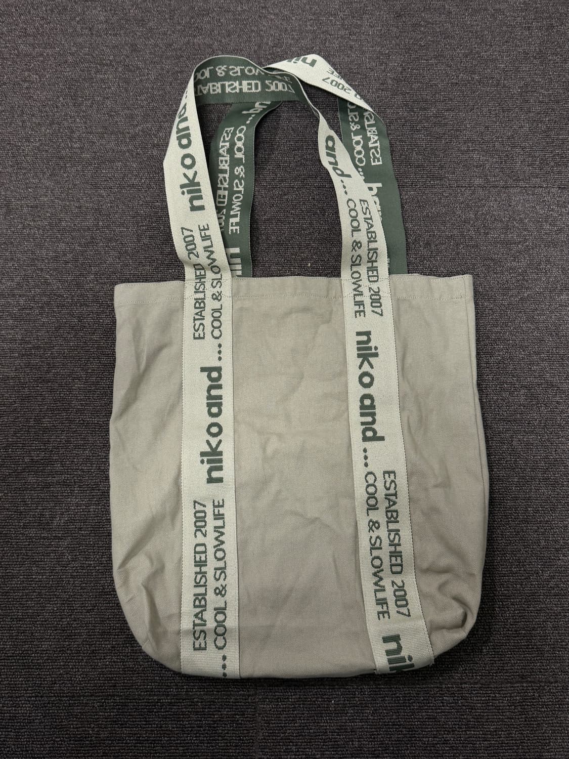 niko and… 캔버스 토트백 (도쿄 구매, 거의 새상품) 상품이미지1