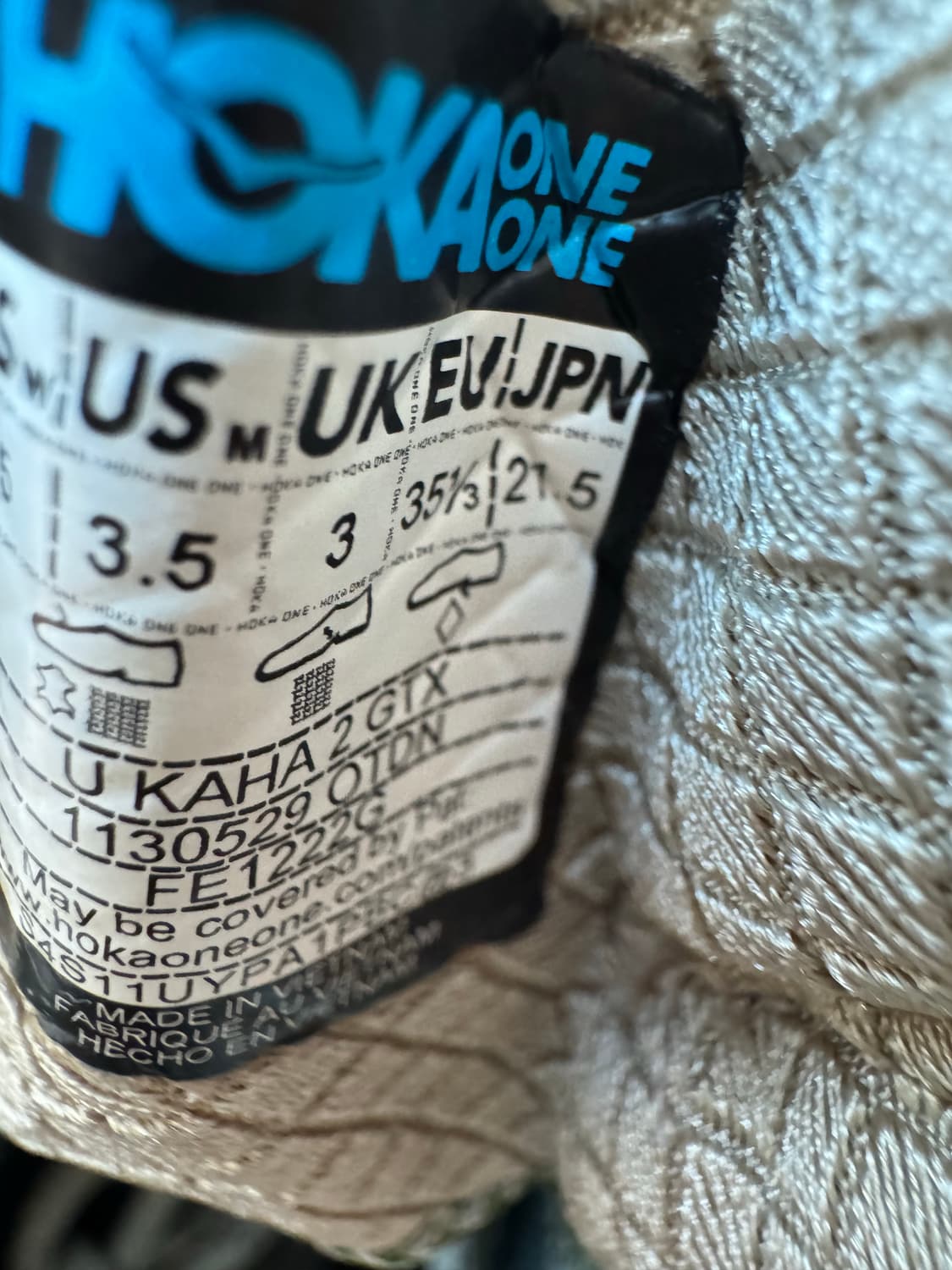 호카오네오네 카하2 옥스퍼드 탄 상품이미지3