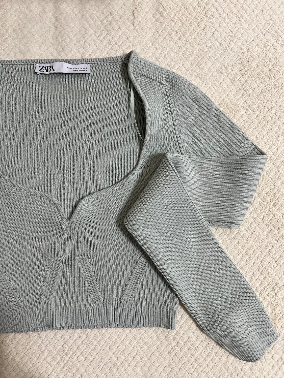 zara 자라 크롭 니트 상품이미지3