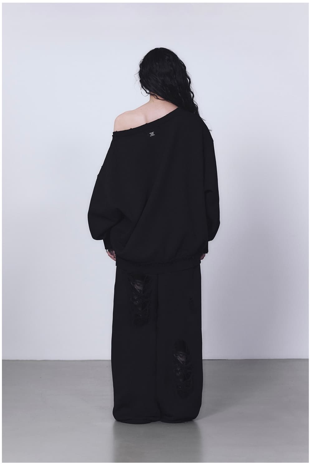 트리밍버드 Scratch Damage BoatNeck SweatShirt 상품이미지4