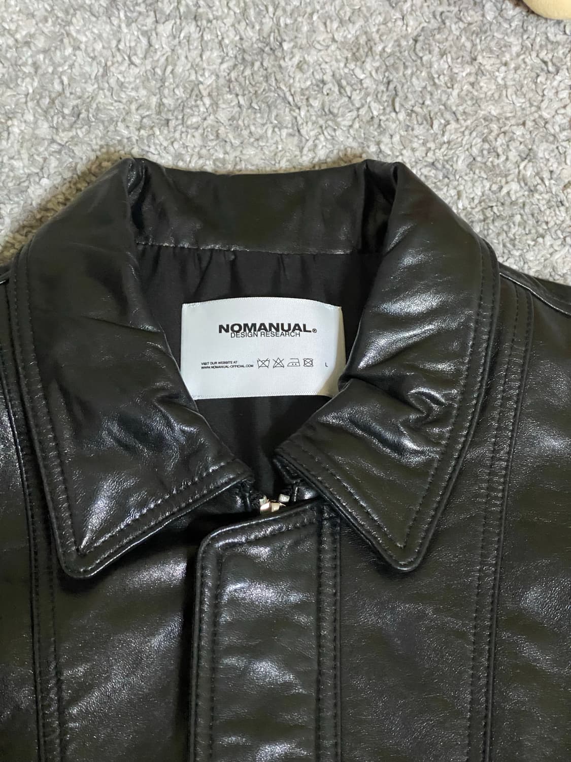 노매뉴얼 F.P LEATHER JACKET 상품이미지3