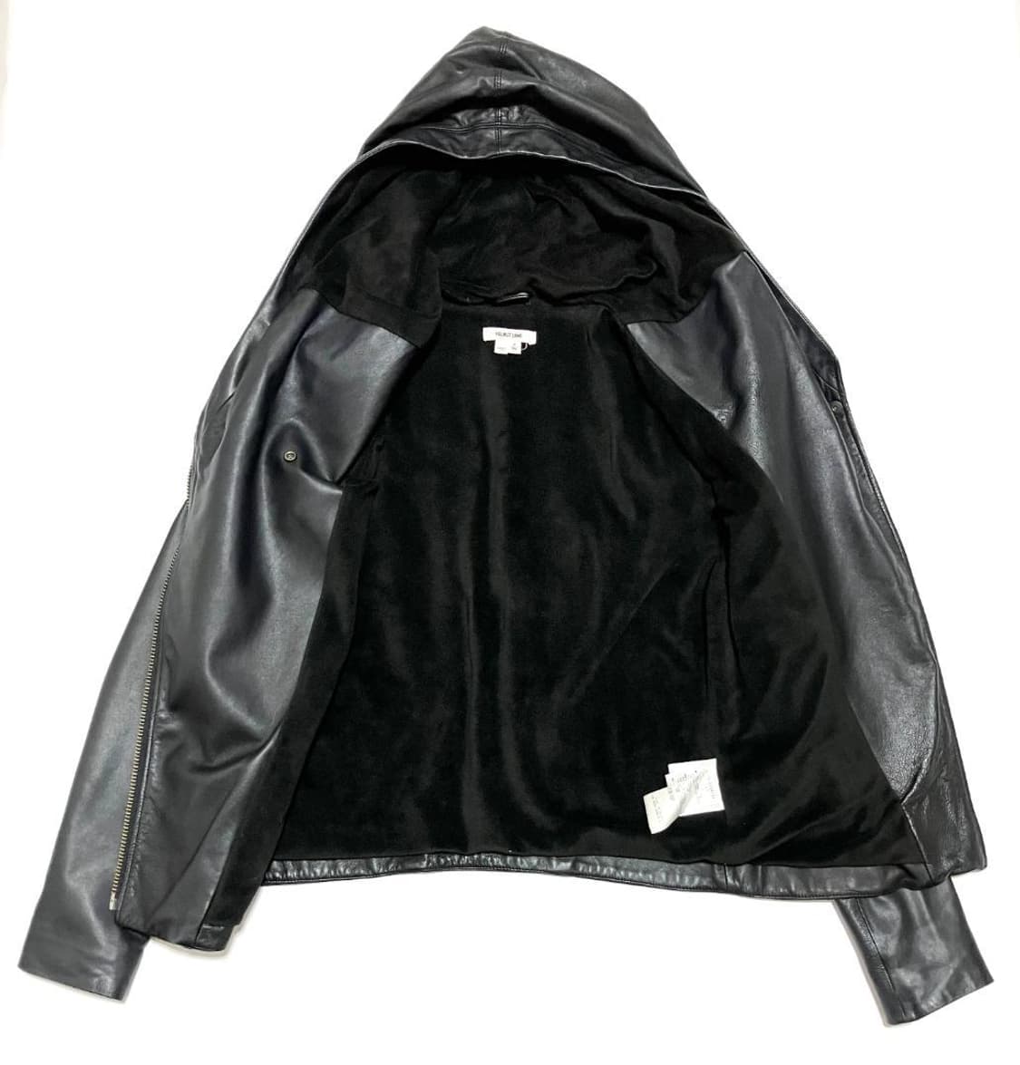 헬무트랭 램스킨 비대칭 라이더자켓 상품이미지3