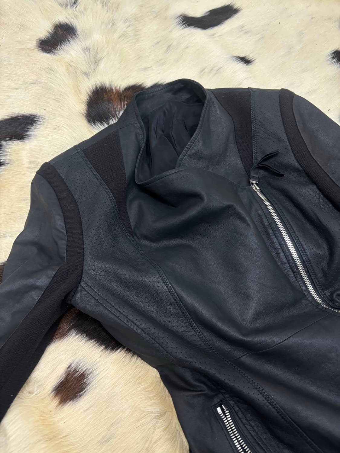 aesthetic Side Zip Draped Slim Fit Sheep 상품이미지9