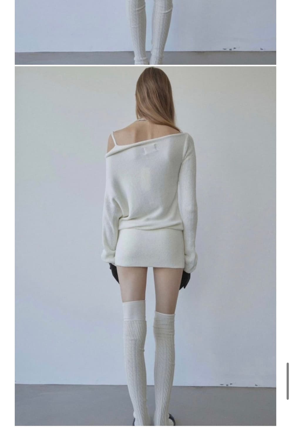 스컬프터 원숄더 투웨이 원피스 장원영 사나 착용 상품이미지2