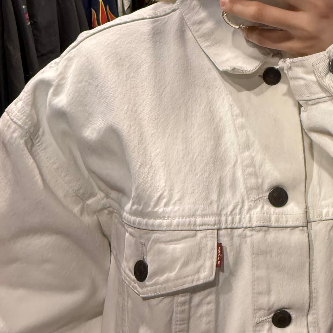 [NO.9] Levi’s 화이트 데님 자켓 상품이미지4