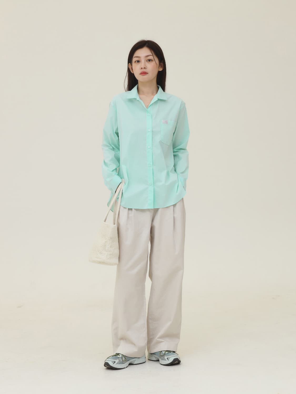 유제 yuje LAUNDRY SOLID SHIRTS (mint) 상품이미지4