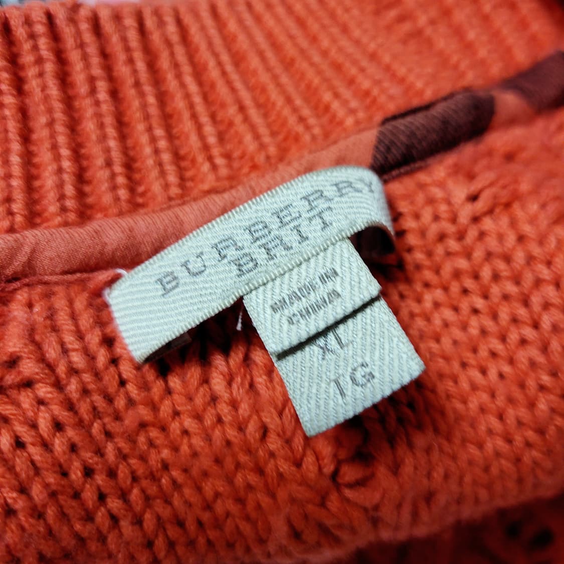 버버리브릿 울29캐시미어5 오버핏 니트 (표기XL/사실상프리) 상태최상 상품이미지8