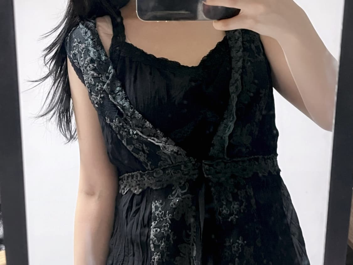 Black mini dress 상품이미지3