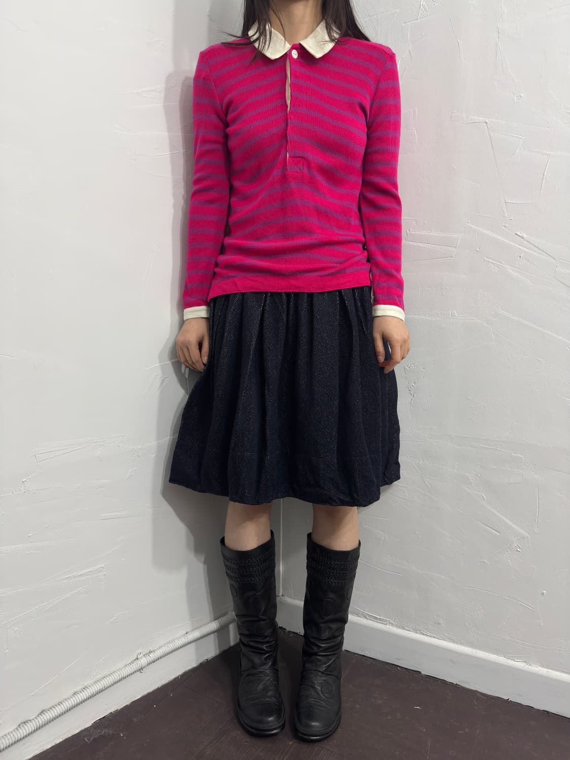 totalite wool mini skirt 상품이미지2