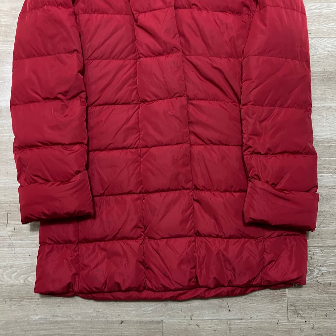 막스마라 위켄드 여성 후드 롱 코트패딩 점퍼 [버건디] 36(S/90) 상품이미지3