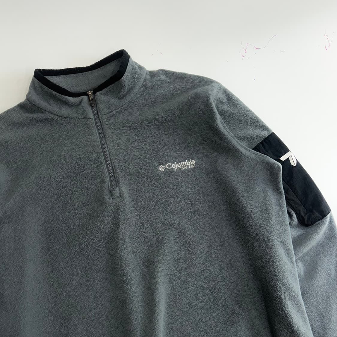 Columbia 콜롬비아 티타늄 차콜 후리스 반집업 상품이미지4