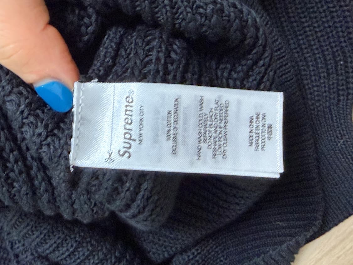 Supreme small box sweater L  슈프림 코튼 니트 상품이미지3