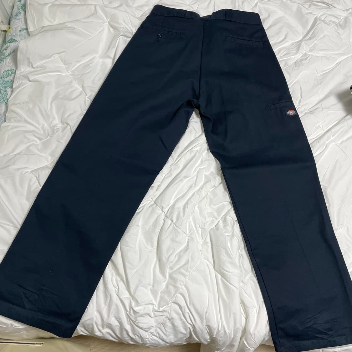 디키즈 루즈 핏 더블니 워크 팬츠 다크 네이비 85283 상품이미지2