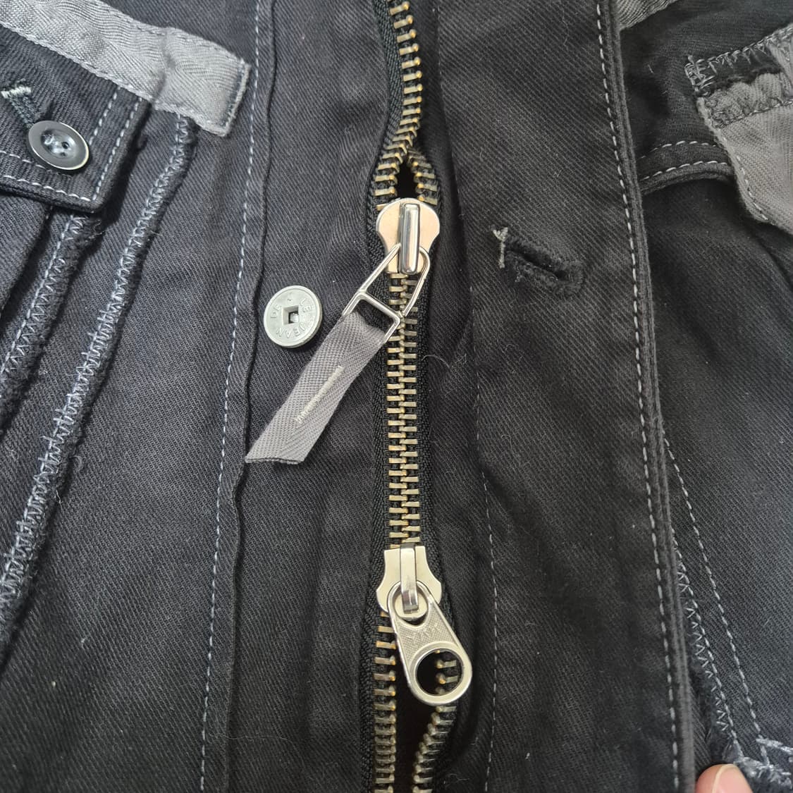 90s MARITHE FRANCOIS GIRBAUD 코튼 자켓 (M) 상품이미지5