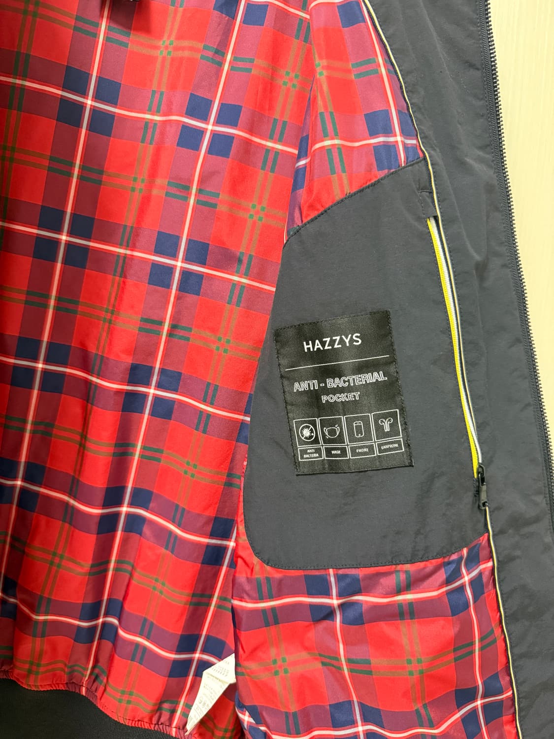 헤지스 네이비 블루종 자켓 105 사이즈 상품이미지3