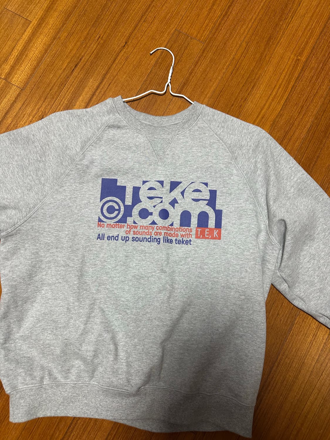 테켓 맨투맨 상품이미지2