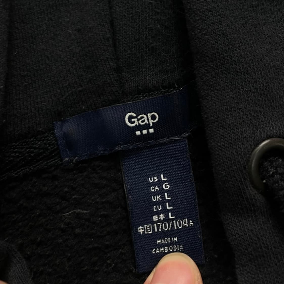 100 갭 후드집업 상품이미지3