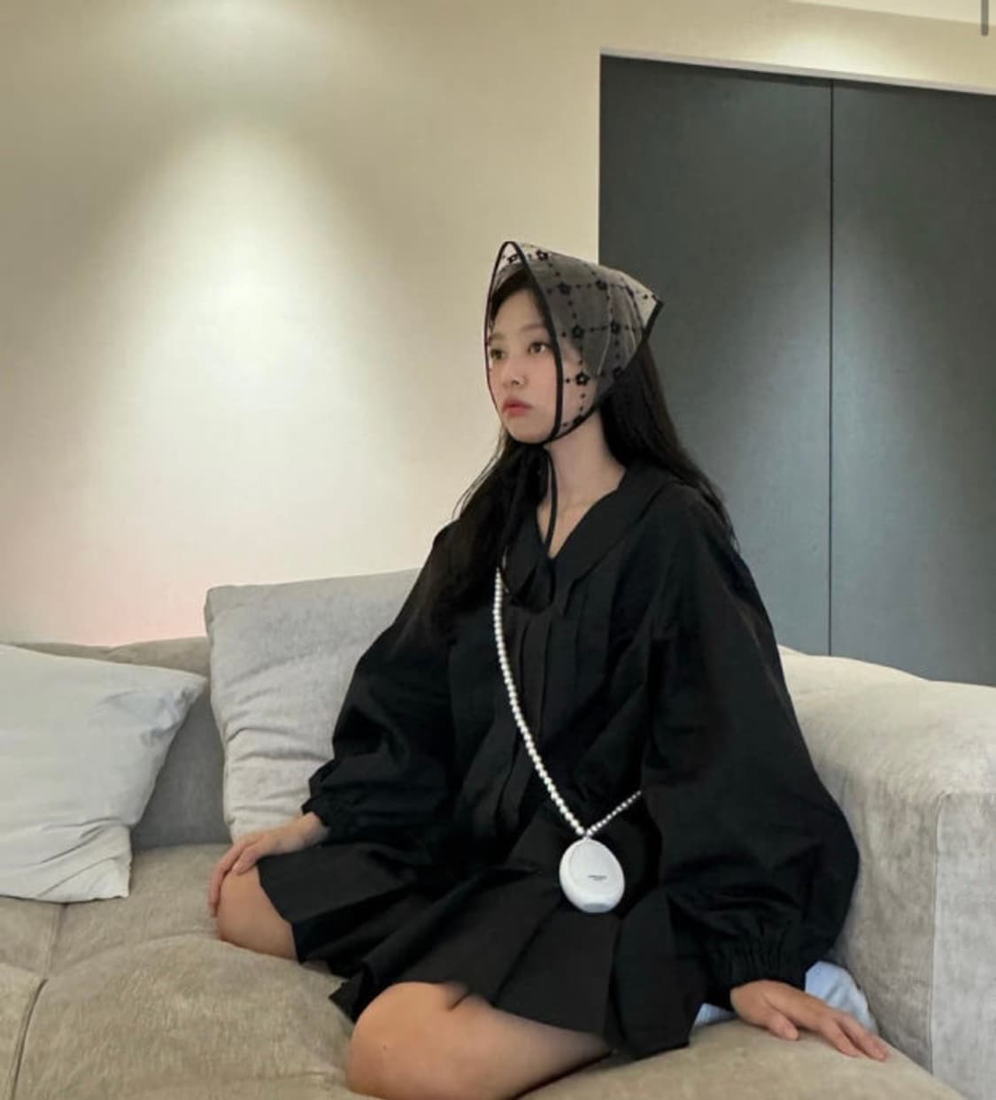 샌디리앙 헤드 스카프 제니 착용 상품이미지1