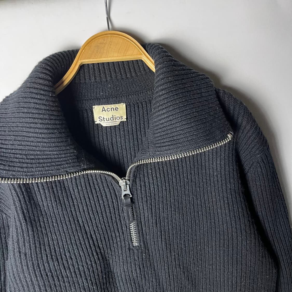 [Acne Studios] 아크네스튜디오 18A/W 반집업 울 니트 상품이미지2