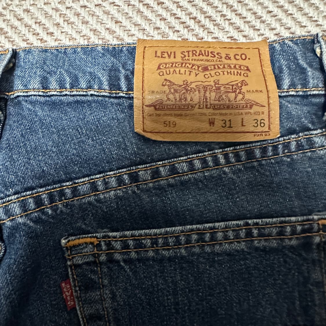 LEVI'S 519 90's usa made denim pants 상품이미지3