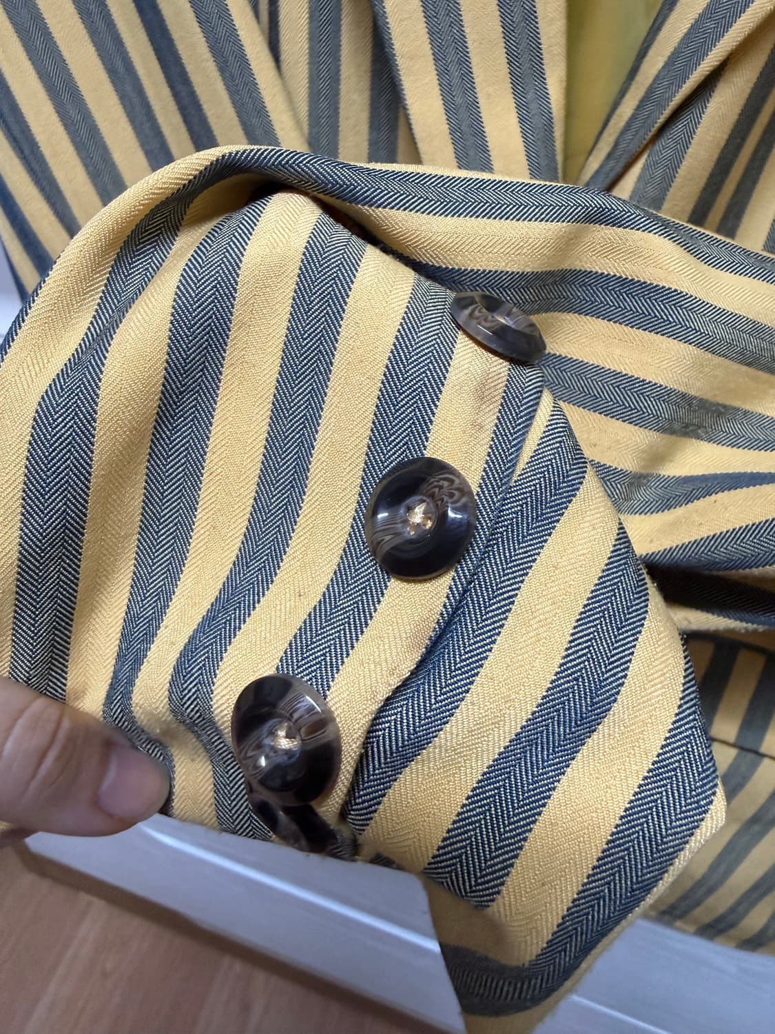 옐로우 스트라이프 블레이저 상품이미지8