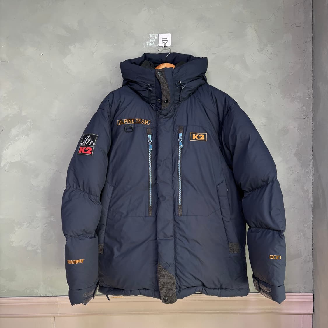 K2 알파인팀 800 윈드스토퍼 구스다운 패딩 상품이미지1