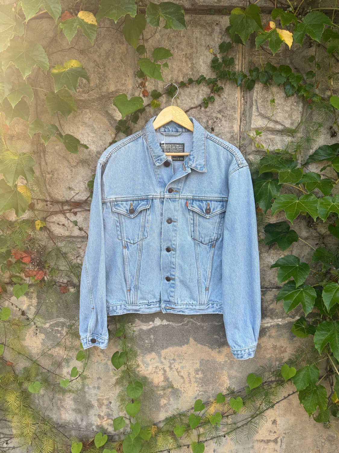 90s levis 리바이스 오렌지탭 3rd 데님 트러커 자켓 레어 상품이미지1