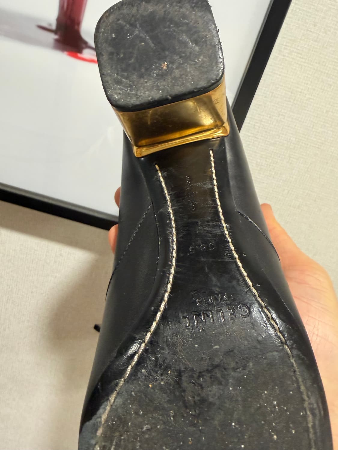 올드 셀린느 피비 파일로 니 부츠 38.5 상품이미지3