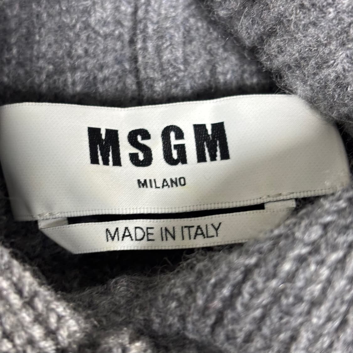 S) MSGM 울 캐시미어 니트 후드 상품이미지7