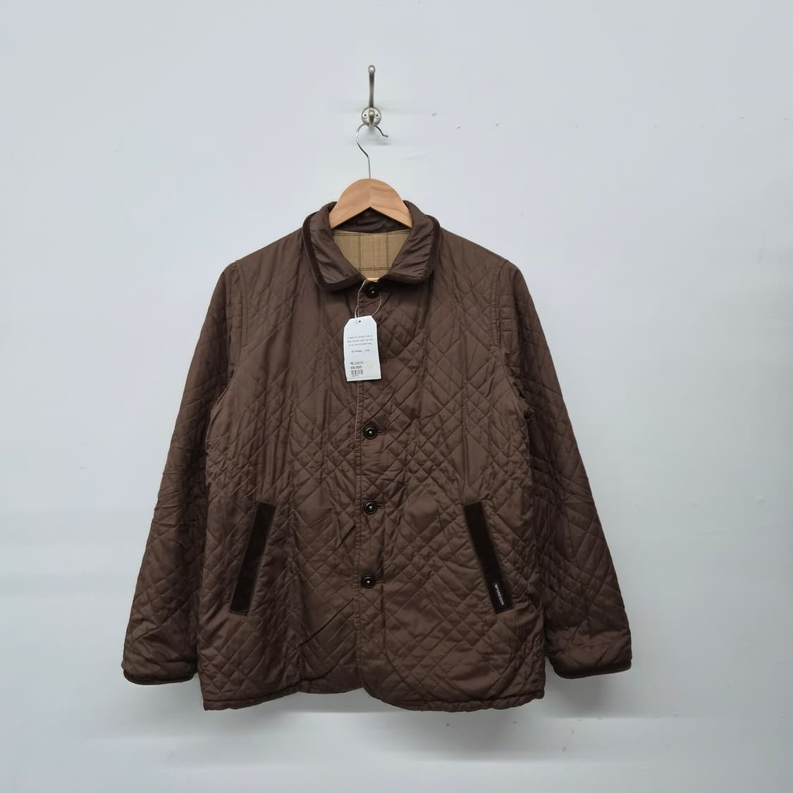 맥그리거 체크 퀼팅 리버시블 자켓 남성 M 상품이미지5