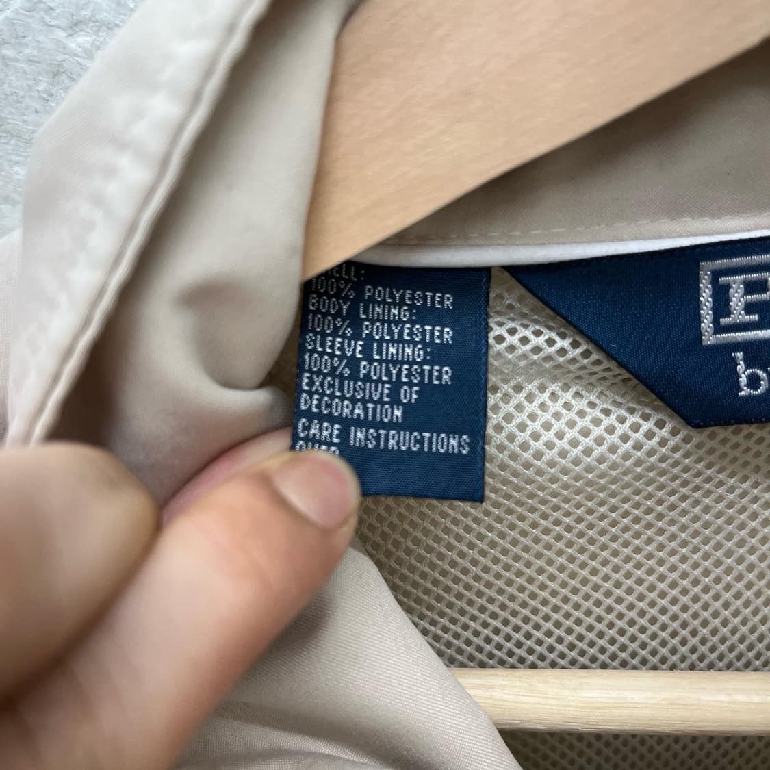 폴로 랄프로렌 아이보리 폴리쉘 풀오버 아노락 상품이미지6