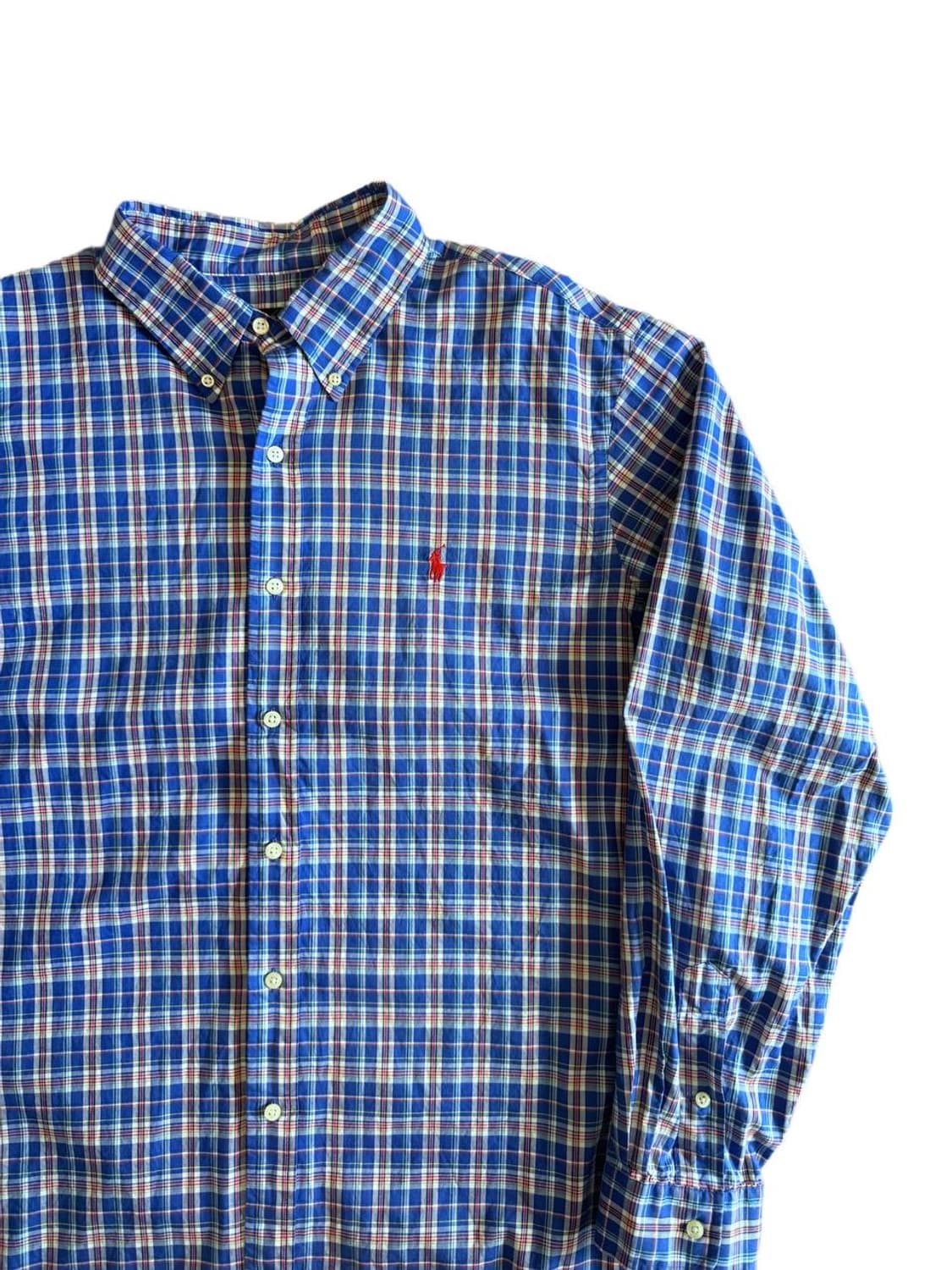 PRL button down check shirts 상품이미지3