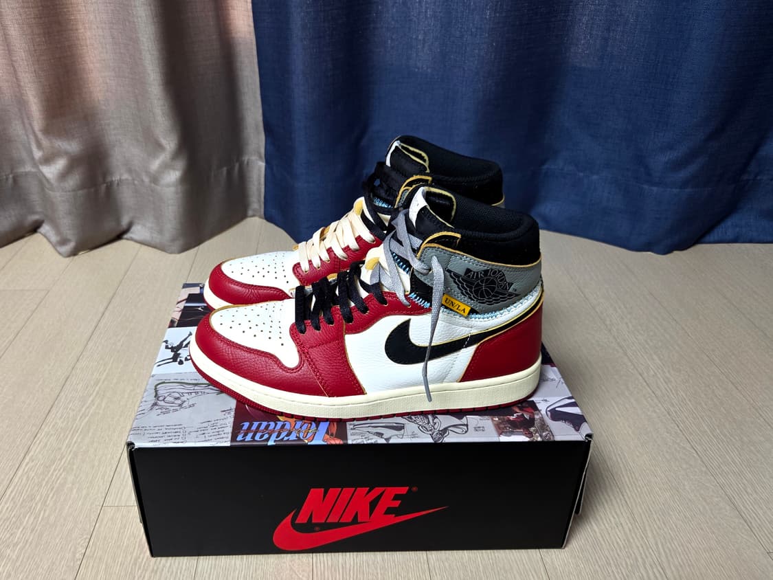 [나코탭] 조던1 하이 유니온 OG 시카고 쉐도우 270 size 상품이미지2