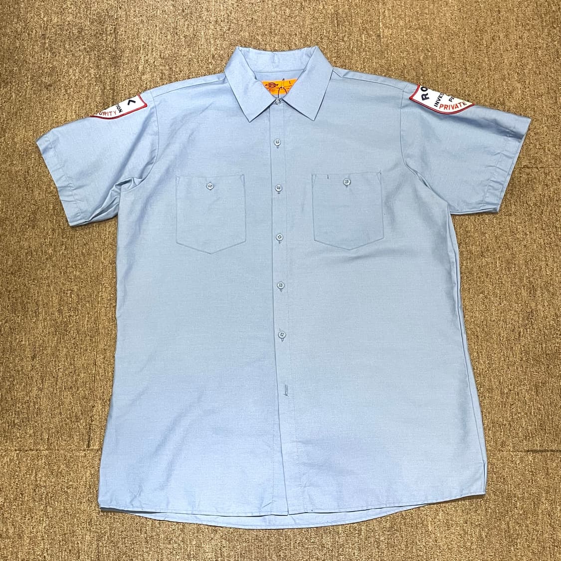 (L) Dickies 디키즈 반팔 워크 셔츠 패치 상품이미지3