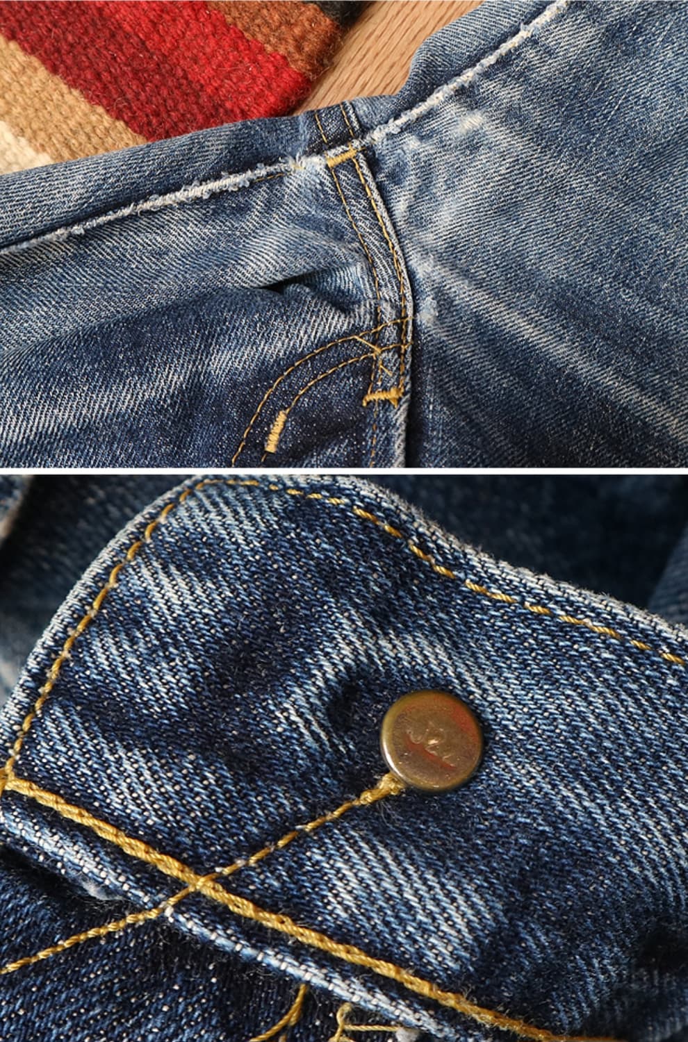 
일본판 90s levis 리바이스 LVC 503BXX 빅E 셀비지 데님 상품이미지8