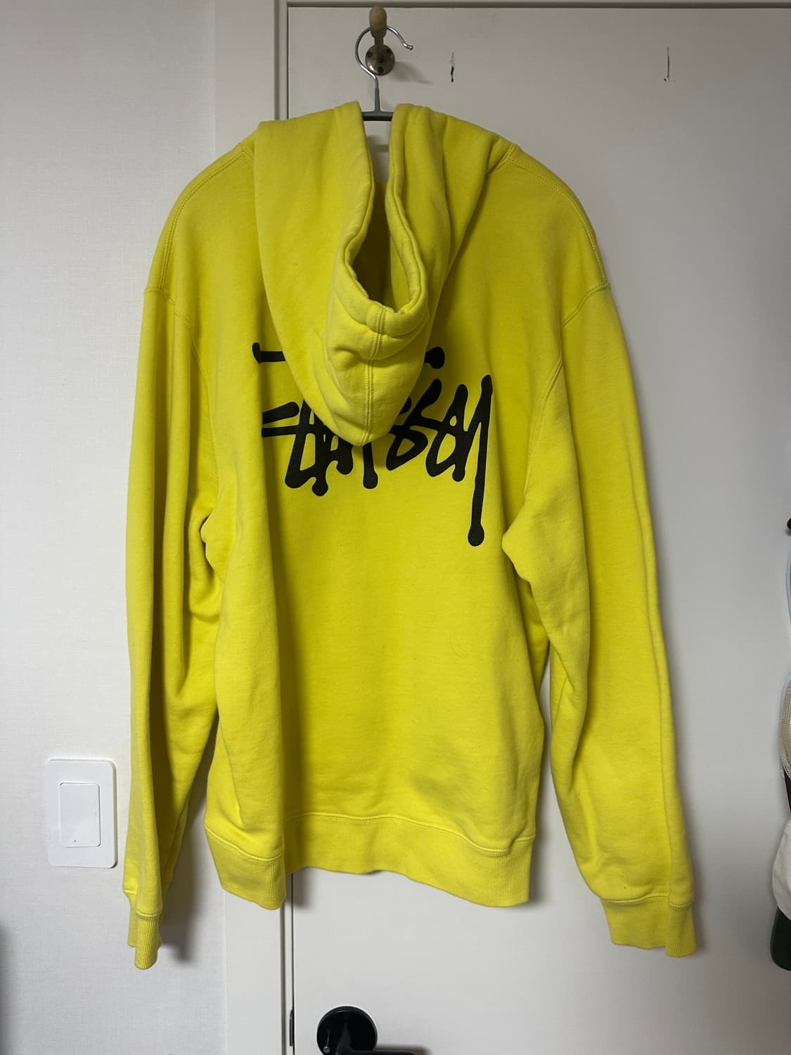 스투시 후드티 형광 L 상품이미지2