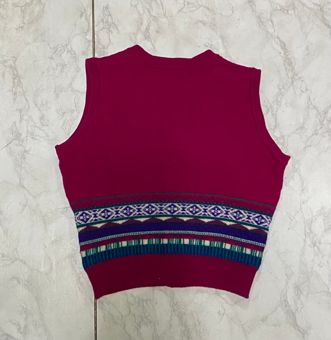 겐조 여성 울 니트 조끼 여성 95 사이즈 상품이미지3