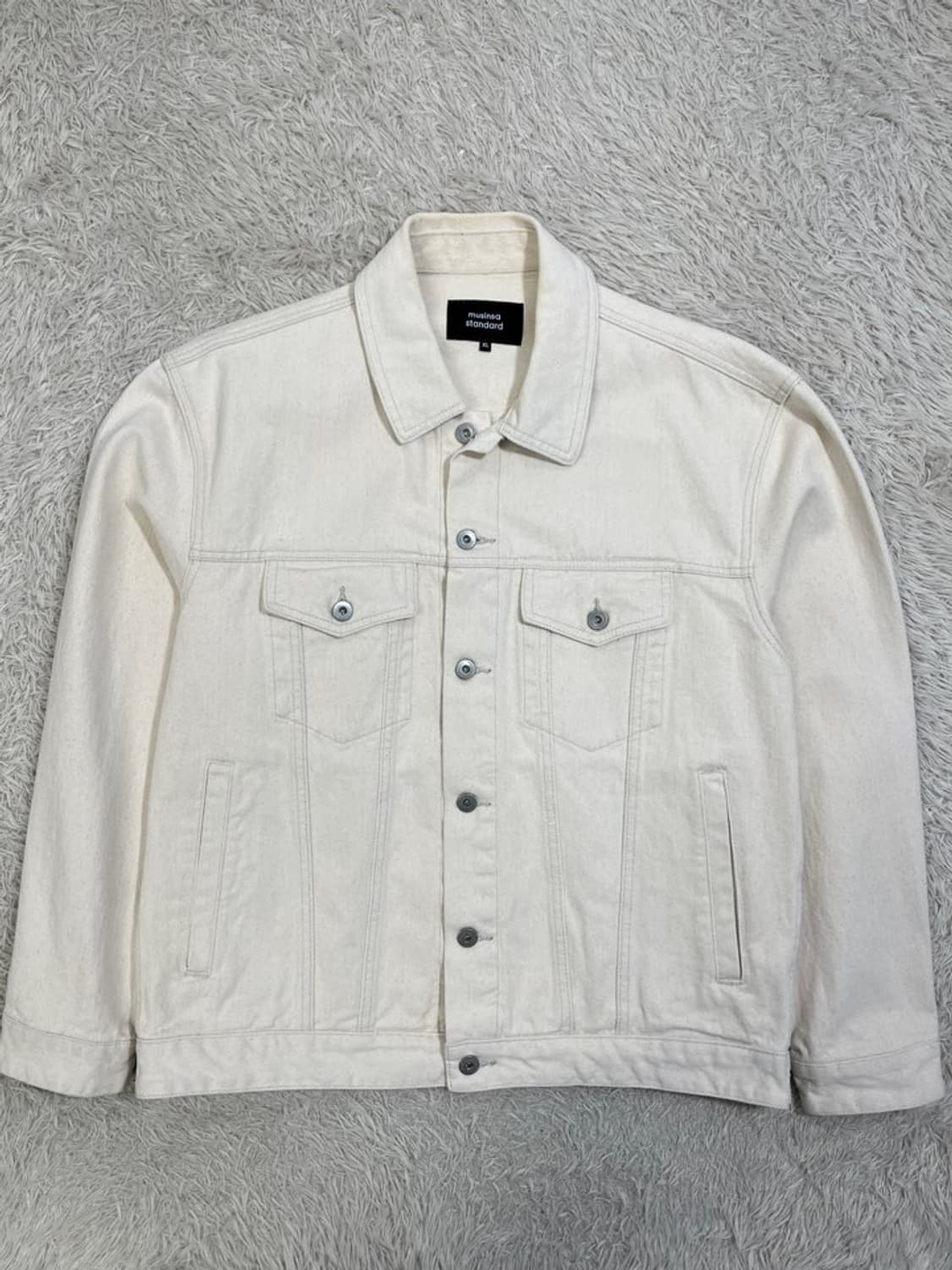 무신사 스탠다드 크림 트러커 자켓/#2704 상품이미지1