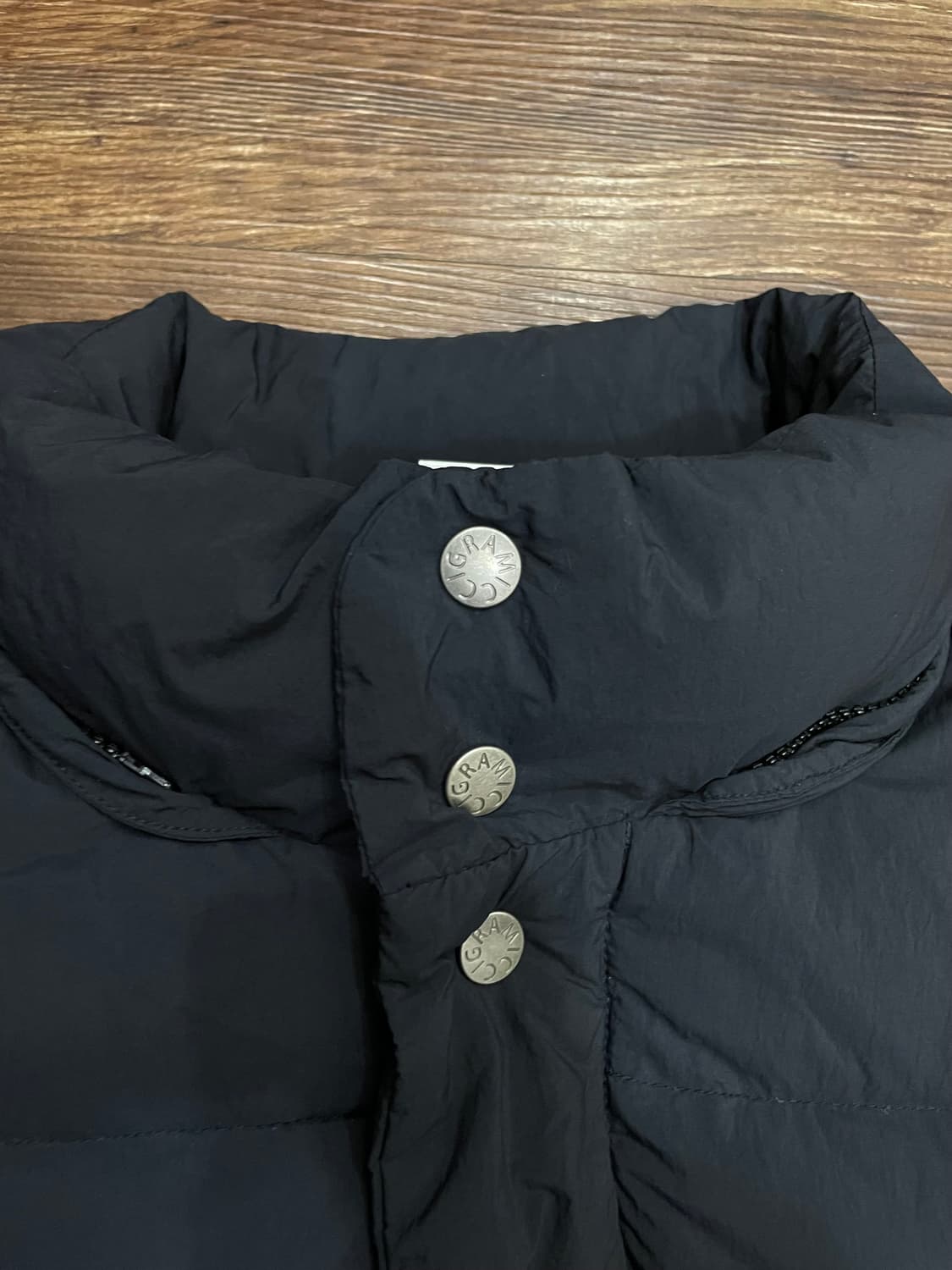 그라미치 다운 푸퍼 패딩 점퍼 블랙 상품이미지7