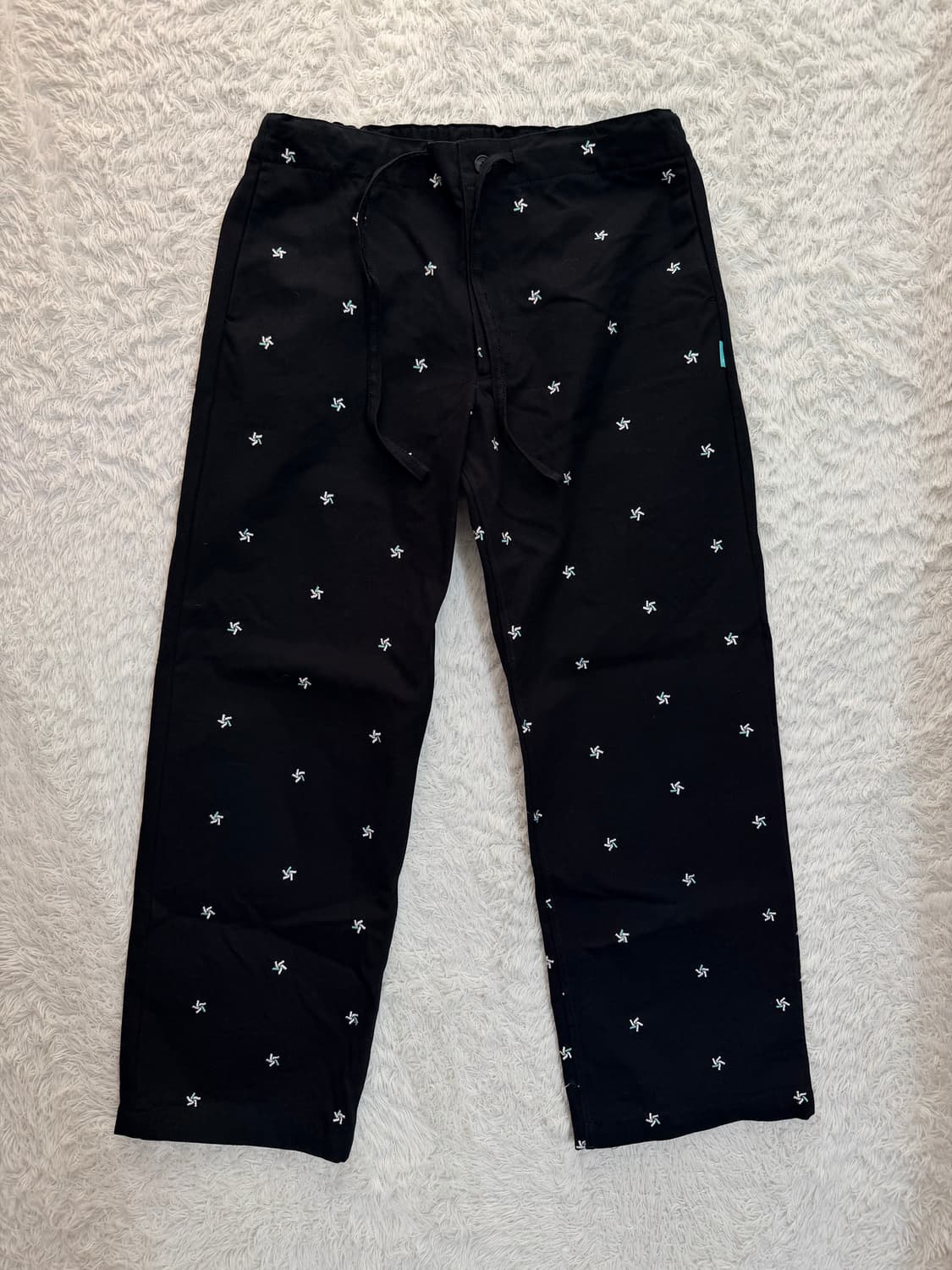 Mmlg 별 패턴 검정 바지 L 상품이미지4