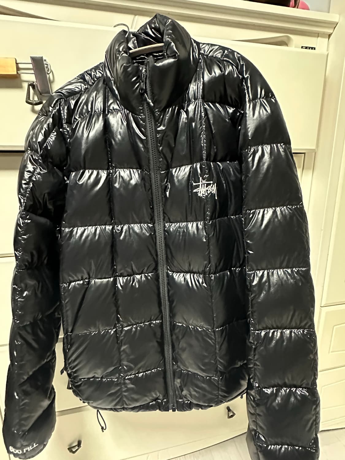 스투시 미드웨이트 패딩 블랙 m 상품이미지1