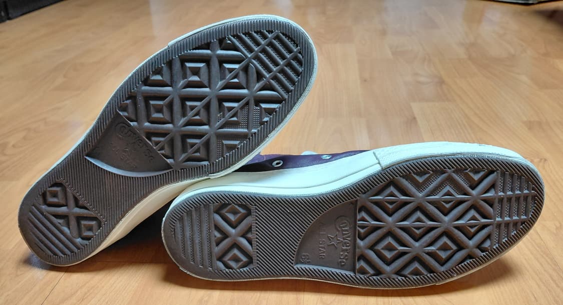 컨버스 척 테일러 올스타 스니커즈 70 하이 버건디 250mm 상품이미지5