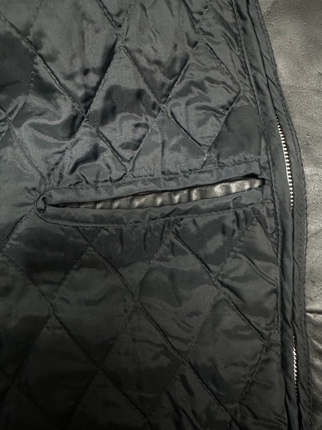 80s Harley-Davidson 레더 봄버 자켓 L 상품이미지7